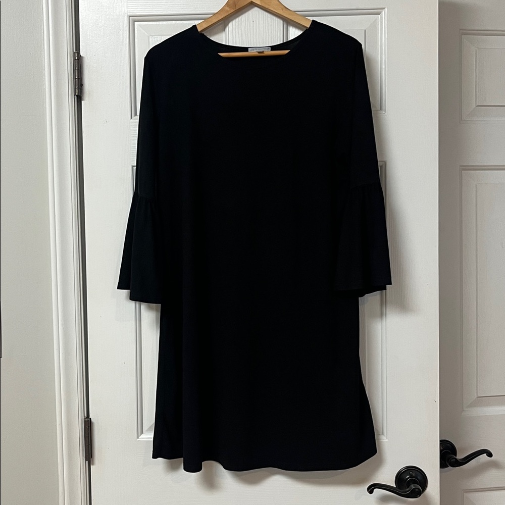 Simply Southern Charlotte Black Suede Dress Classic Fall Minimalist